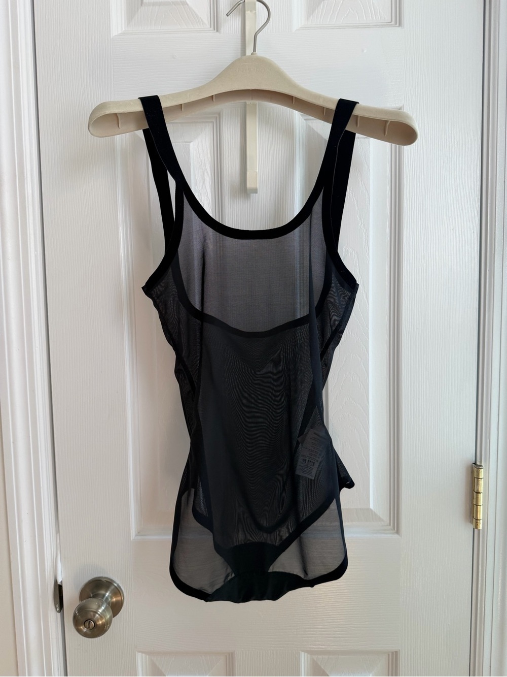 Wolford Black Mesh Bodysuit Slimming size 36